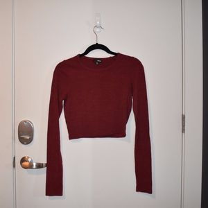 Wilfred Red Cropped Long Sleeve
